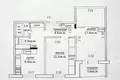 Квартира 2 комнаты 52 м² Минск, Беларусь