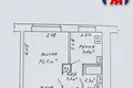 1 room apartment 22 m² Maladzyechna, Belarus