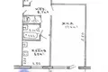 Wohnung 1 zimmer 33 m² Retschyza, Belarus