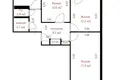 Квартира 3 комнаты 63 м² Минск, Беларусь
