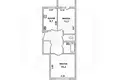 Appartement 2 chambres 59 m² Muchaviecki sielski Saviet, Bélarus