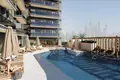 Residential complex New Lume Residence with a swimming pool, lounge and event areas, JVC, Dubai, UAE