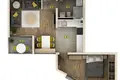 Apartamento 2 habitaciones 40 m² Polje, Montenegro