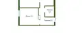 Wohnung 2 zimmer 42 m² Baranawitschy, Belarus