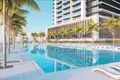Residential complex New high-rise Auresta Residence with swimming pools, lounge areas and sports grounds, JVC, Dubai, UAE
