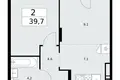 Квартира 2 комнаты 40 м² район Троицк, Россия