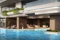 Kompleks mieszkalny New Tivano Residence with swimming pools and lounge areas near the beach, Dubai Islands, Dubai, UAE