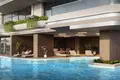 Wohnkomplex New Tivano Residence with swimming pools and lounge areas near the beach, Dubai Islands, Dubai, UAE