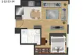 Дуплекс 3 комнаты 82 м² Шишли, Турция