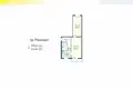 2 room apartment 43 m² Barysaw, Belarus