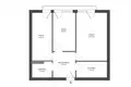 Appartement 3 chambres 48 m² Varsovie, Pologne