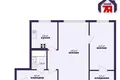 2 room apartment 46 m² Minsk, Belarus