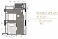 Apartamento 1 habitacion 42 m² Kamala, Tailandia