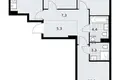 Appartement 3 chambres 72 m² Kommunarka, Russie