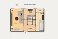 2 room apartment 44 m² Szekesfehervari jaras, Hungary