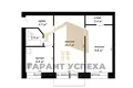 Apartamento 2 habitaciones 43 m² Pielisca, Bielorrusia