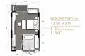 Apartamento 1 habitacion 42 m² Kamala, Tailandia