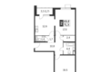 2 room apartment 71 m² Leninsky District, Russia