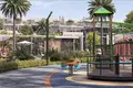  New complex of townhouses Verdana 5 with swimming pools, lounge areas and green areas, Dubai Investment Park, Dubai, UAE