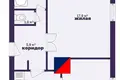 Wohnung 2 Zimmer 47 m² Kuraniec, Weißrussland