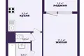 Квартира 1 комната 40 м² Минск, Беларусь