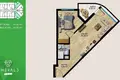 Appartement 2 chambres 60 m² Mezitli, Turquie