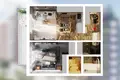 Wohnung 1 zimmer 62 m² Kaliningrad, Russland