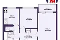 Wohnung 2 zimmer 46 m² Soligorsk, Belarus