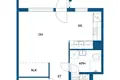 1 bedroom apartment 33 m² Helsinki sub-region, Finland