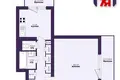 Mieszkanie 1 pokój 36 m² Mińsk, Białoruś