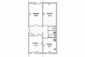 3 room apartment 63 m² Kamieniuki, Belarus