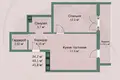 Wohnung 2 zimmer 46 m² Minsk, Belarus