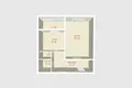 1 room apartment 43 m² Minsk, Belarus