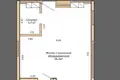 2 room apartment 42 m² Minsk, Belarus