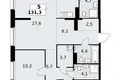 Wohnung 5 zimmer 131 m² Kommunarka, Russland