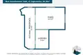 Квартира 1 комната 34 м² Лодзь, Польша