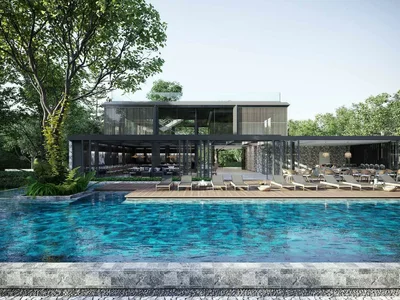 Zespół mieszkaniowy New apartments in an exclusive residential complex with a good infrastructure and services near Kamala Beach, Phuket, Thailand