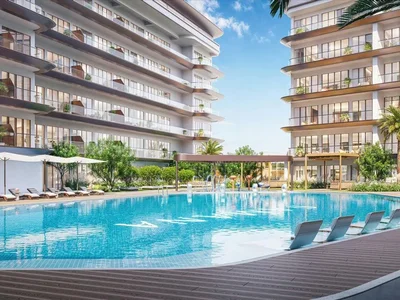 Complejo residencial New project Samana Hills South with swimming pools, a wellness center and gardens close to a highway, Dubai South, Dubai, UAE