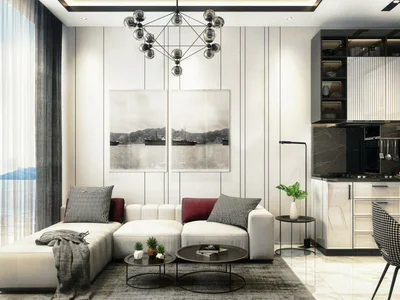 Wohnanlage Luxury residence with swimming pools and a view of the sea in a prestigious area, Alanya, Turkey