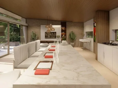 Zespół mieszkaniowy Complex of furnished villas with swimming pool near an international school, Samui, Thailand