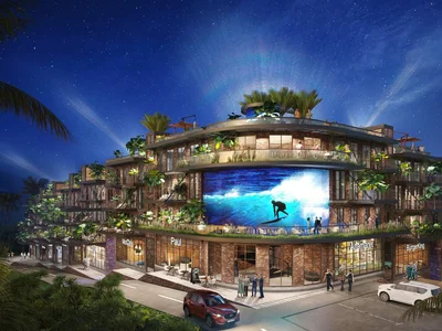 Wohnanlage New residence with swimming pools, a spa and a panoramic view of the ocean close to Melasti Beach, Bali, Indonesia