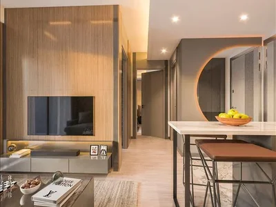 Zespół mieszkaniowy New residence with a swimming pool at 800 meters from the beach, Mersin, Turkey