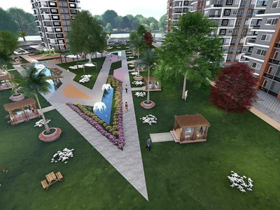 Residential complex Ready-for-rent residential complex with sports grounds, Tarsus, Mersin, Turkey