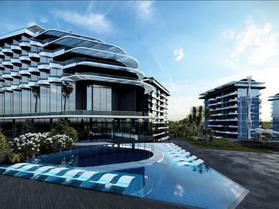 Residential complex New residence with swimming pools, an aqua park and a private beach, Avsallar, Turkey