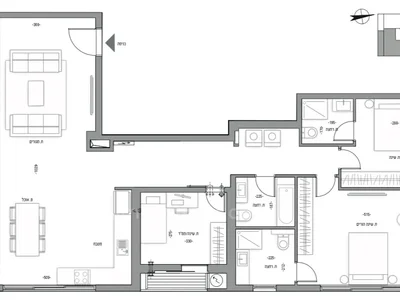 Dzielnica mieszkaniowa Penthouse 4p neuf top location