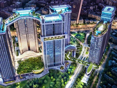 Wohnanlage New residence with swimming pools and green areas, Istanbul, Turkey