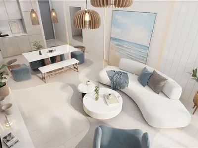 Residential complex New Jaddaf Waterfront Lumiere Heights Residence with a pool, gardens and a panoramic view close to a metro station, Al Jadaf Waterfront, Dubai