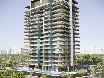 Complexe résidentiel New complex of apartments with private swimming pool Samana Avenue, Dubailand, Dubai, UAE
