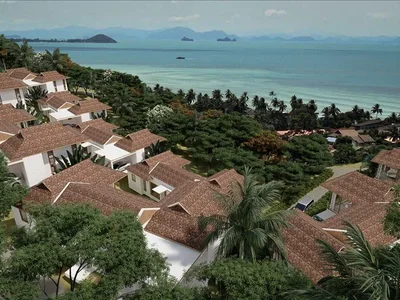 Zespół mieszkaniowy Gated complex of villas with swimming pools at 400 meters from the coast, Samui, Thailand