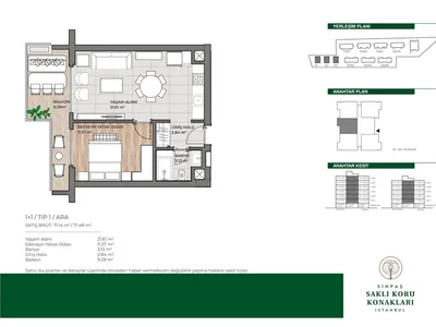 Residential complex Apartments from the leading developer of Istanbul.